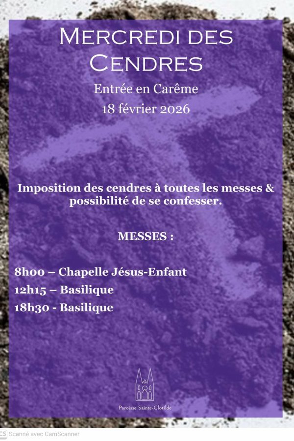 Affiche Mercredi des cendres